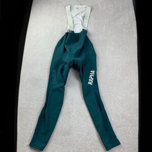 Rapha Pro Team Winter Tights with Pad II Mens XXL Green Cycling Bib